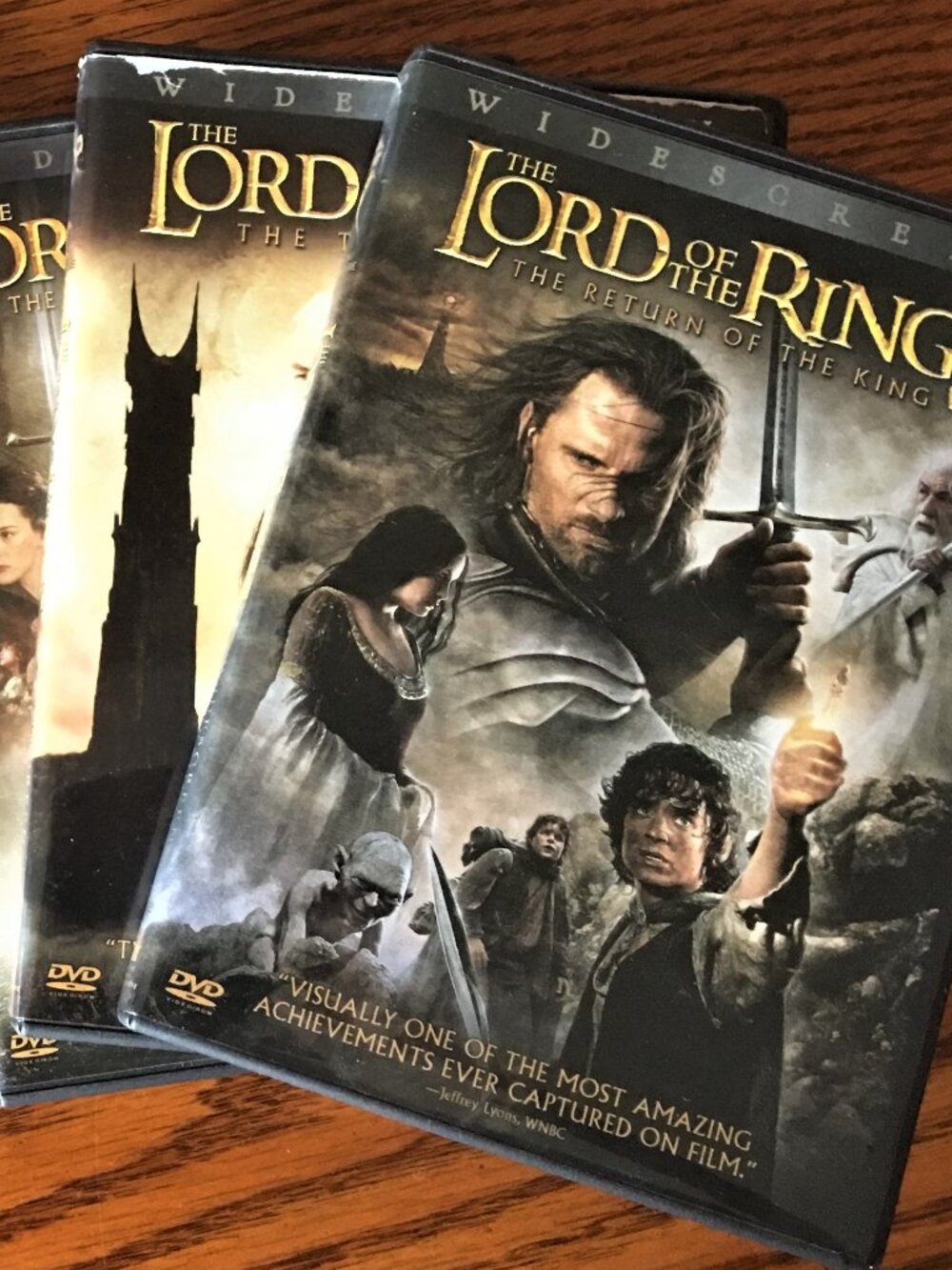 Lord of the Rings Trilogy DVD's